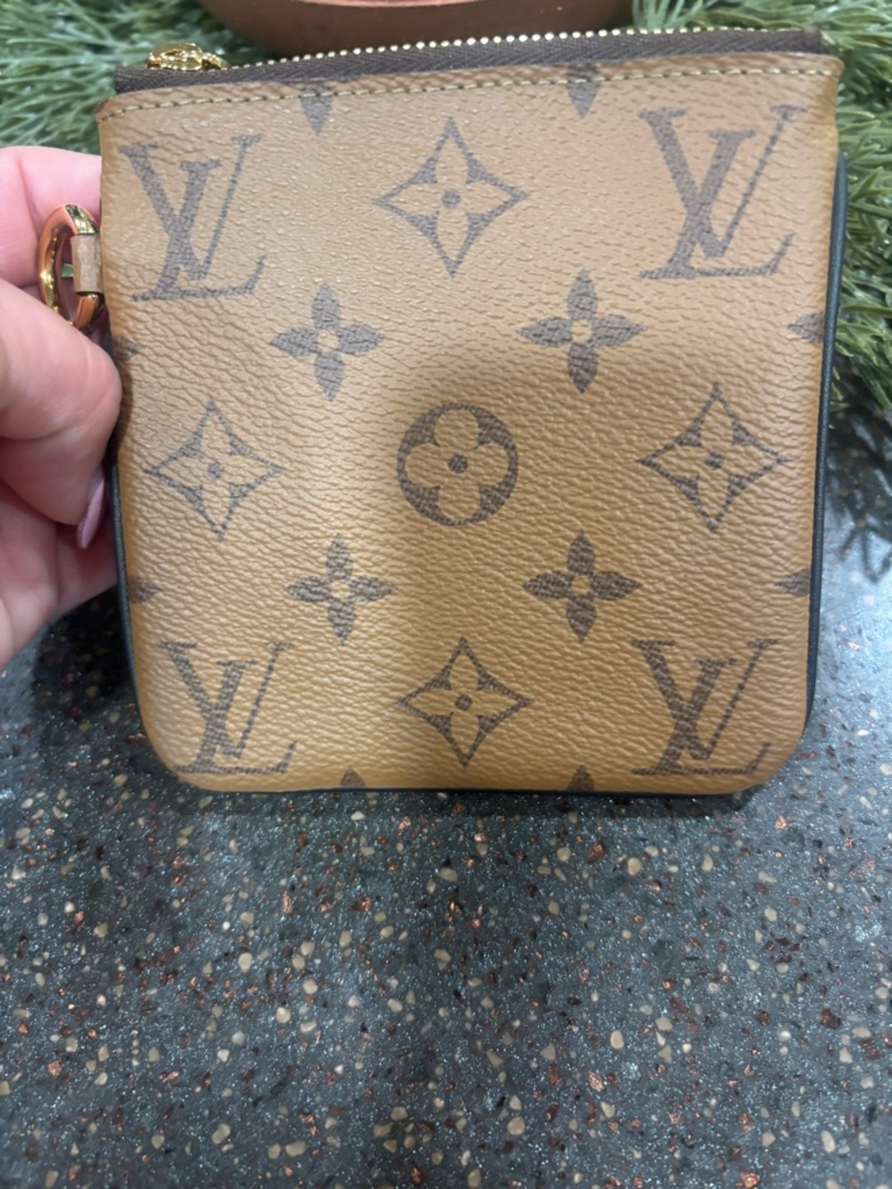 Authentic Louis Vuitton Square Pouch - - Picture 7 of 7